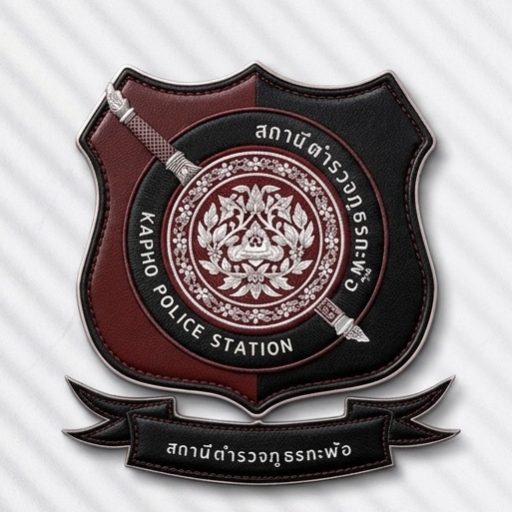 สถานีตำรวจภูธรกะพ้อ logo